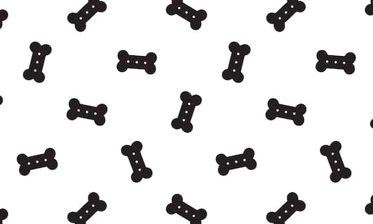 FloorPops Bones Black & White Washable Felt Floor Mat, 18" x 30" | Michaels®